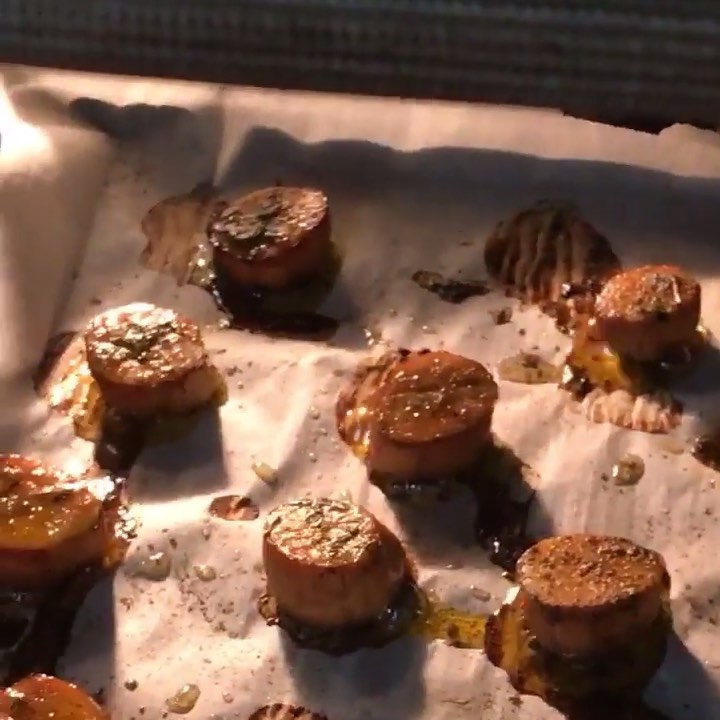Alkaline Vegan Scallops from King Trumpet Mushrooms