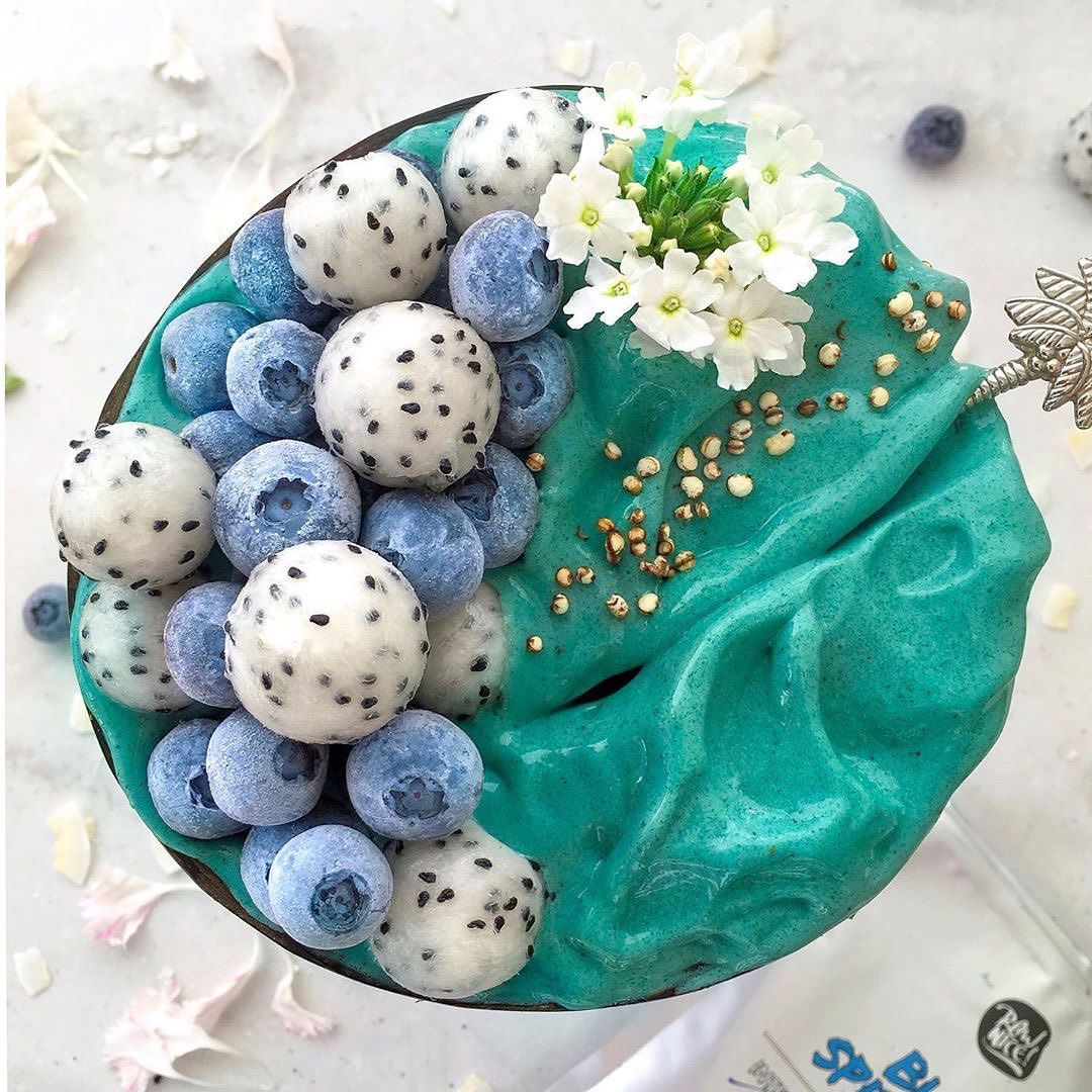 Frozen Banana Spirulina Smoothie