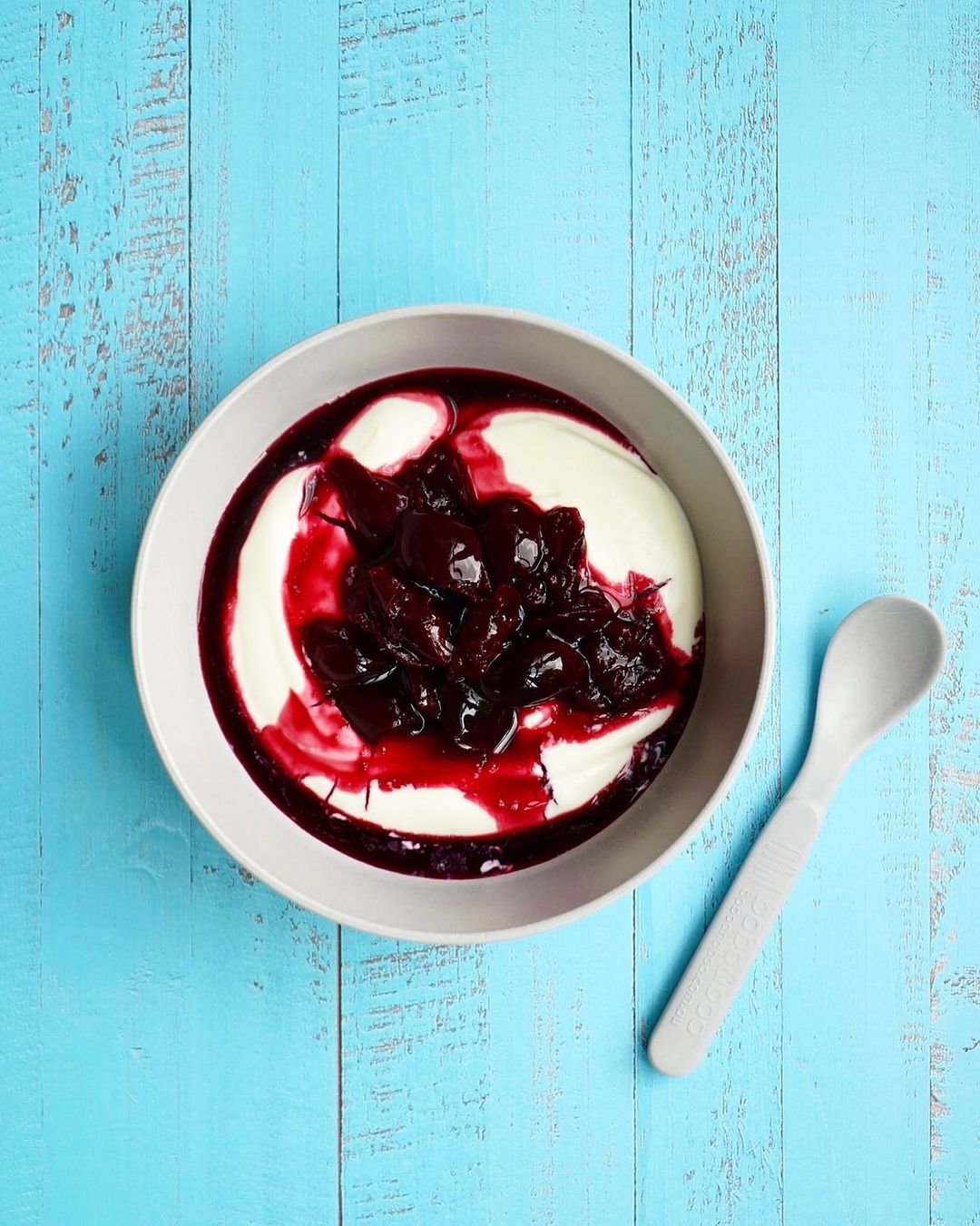 Simple Cherry Compote for Breakfast Use