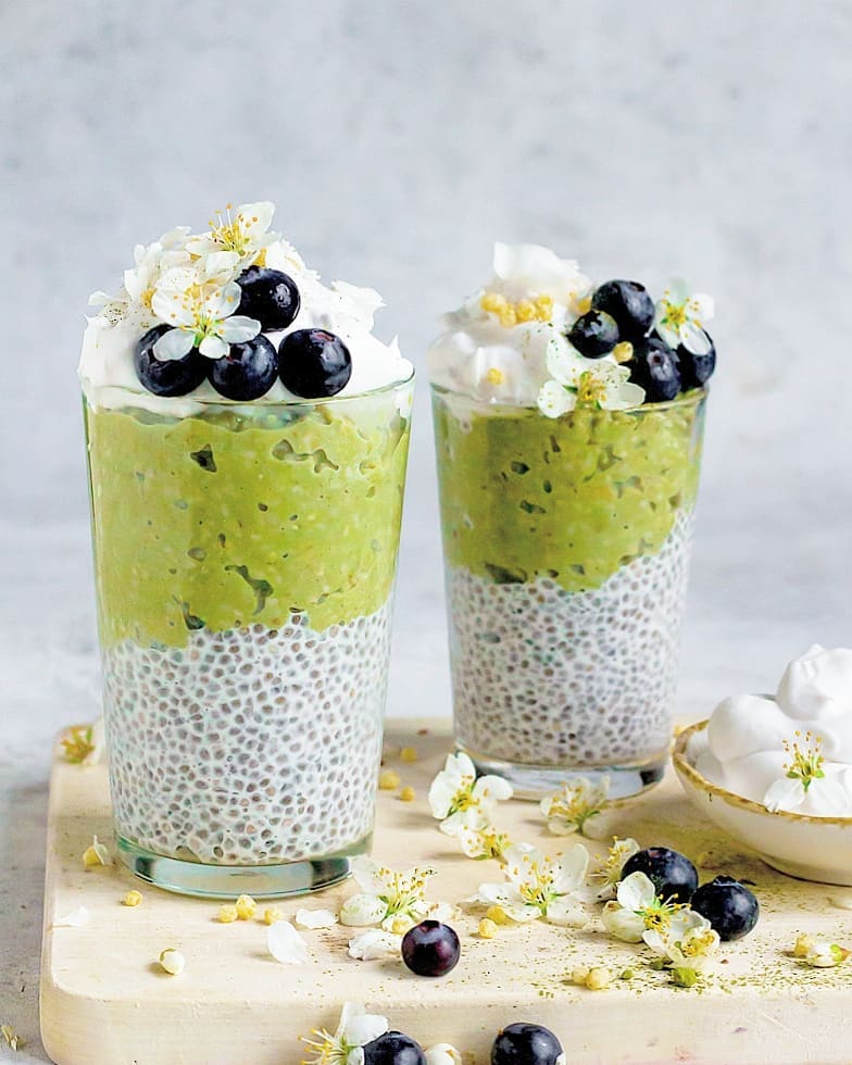 Matcha Oats Chiapudding