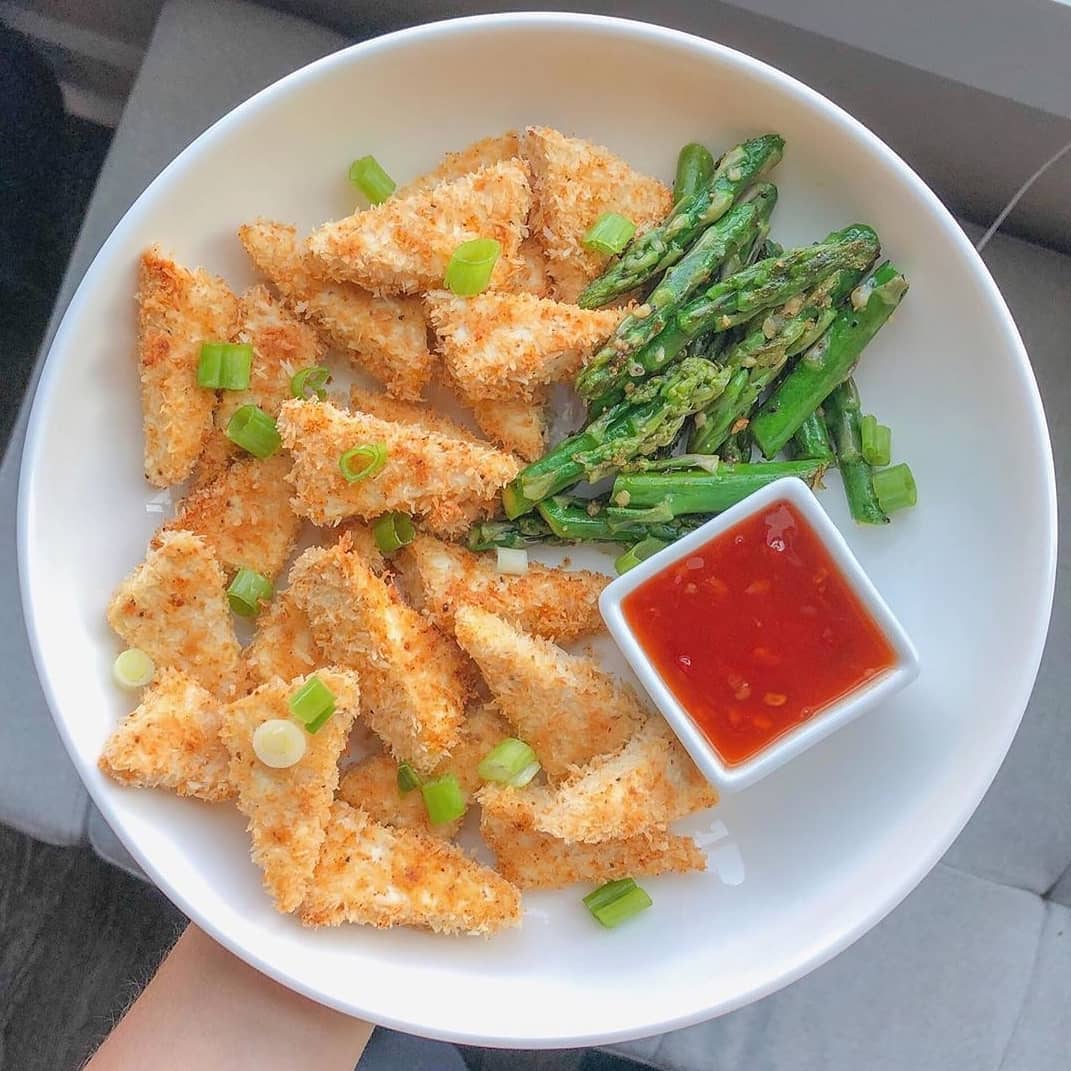 F Coconut Crusted Tofu