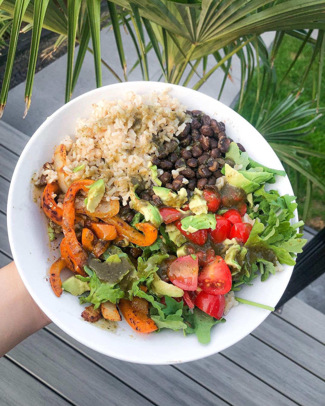 Tasty Mexican Rice and Bean Bowl