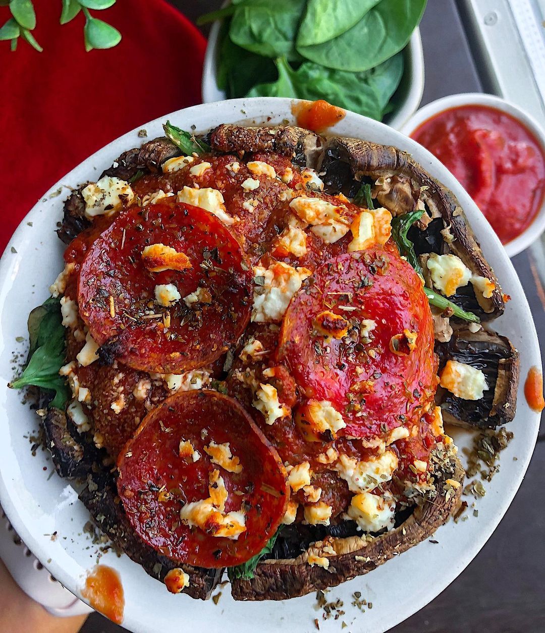 Portobello Mushroom Pizzas Ready in 8 Minutes