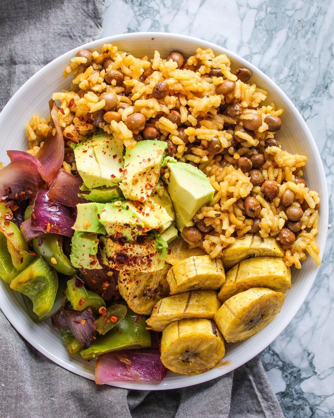 Rice and Pigeon Peas with Seasonings