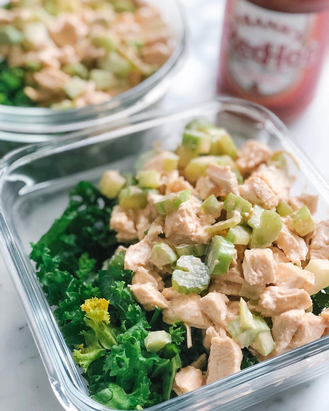 Buffalo Chicken Salad with Spicy Dressing