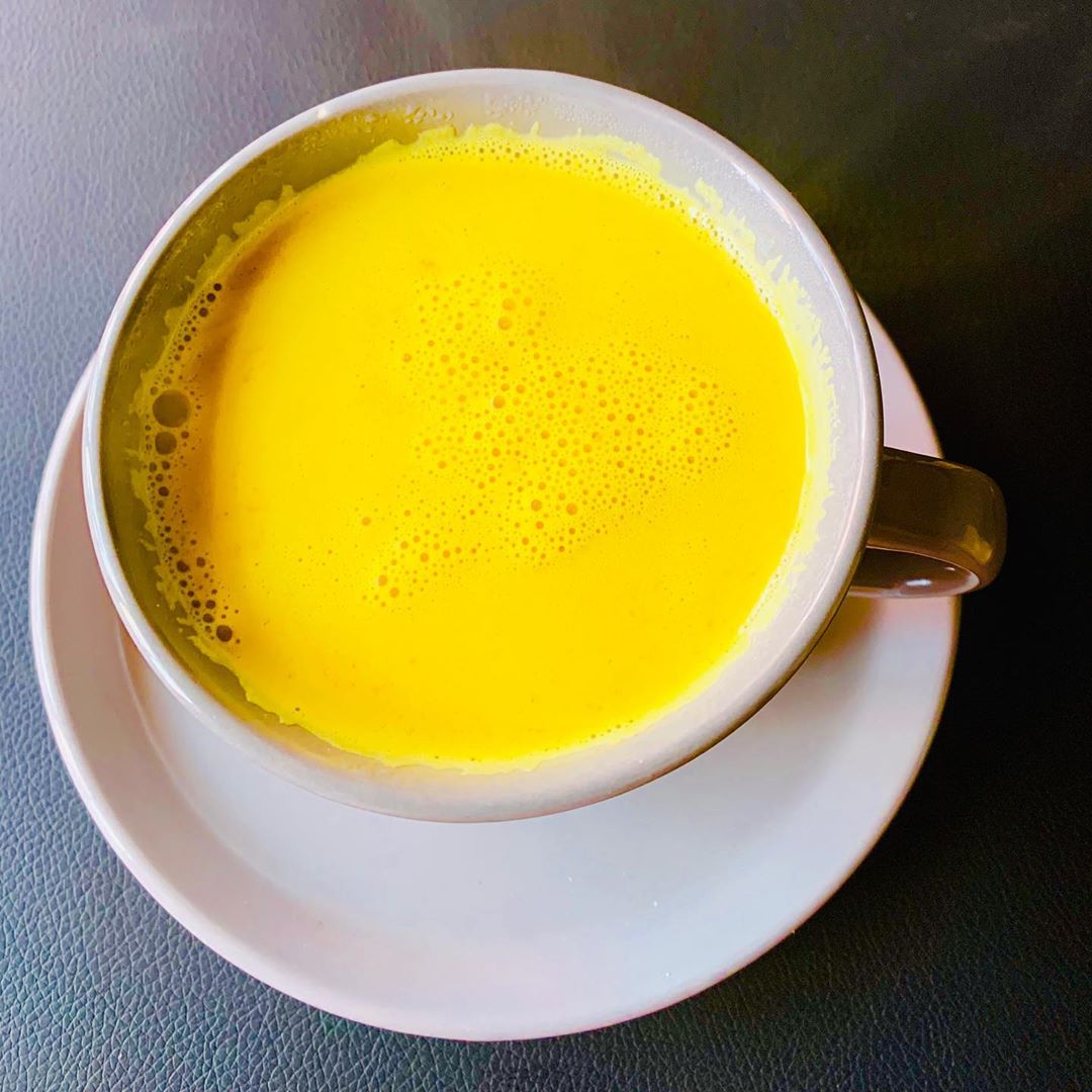 Golden Milk with Turmeric and Ginger Infusion