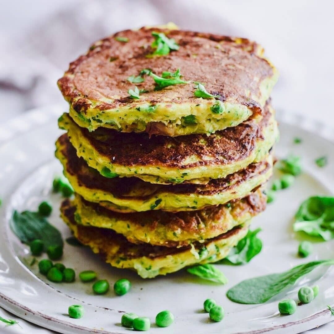 Zucchini Pea Fritters