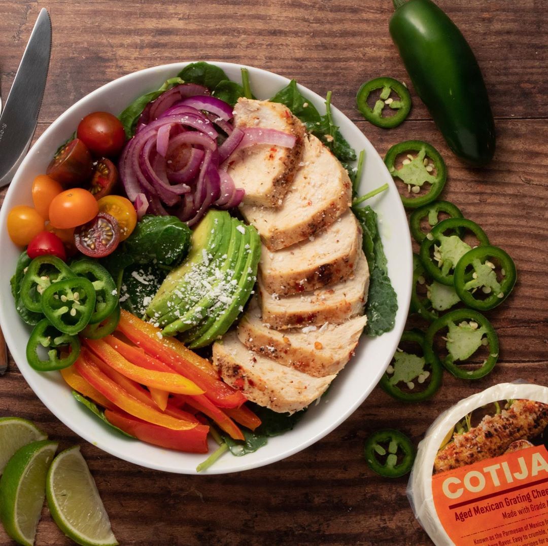 Chicken Fajita Salad⁠⠀