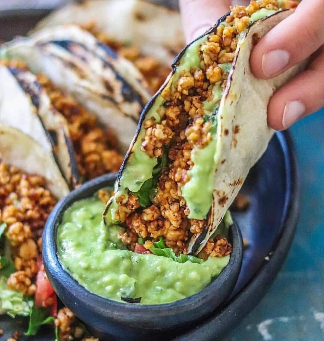 Spicy Mexican Tacos with Tempeh and Spices