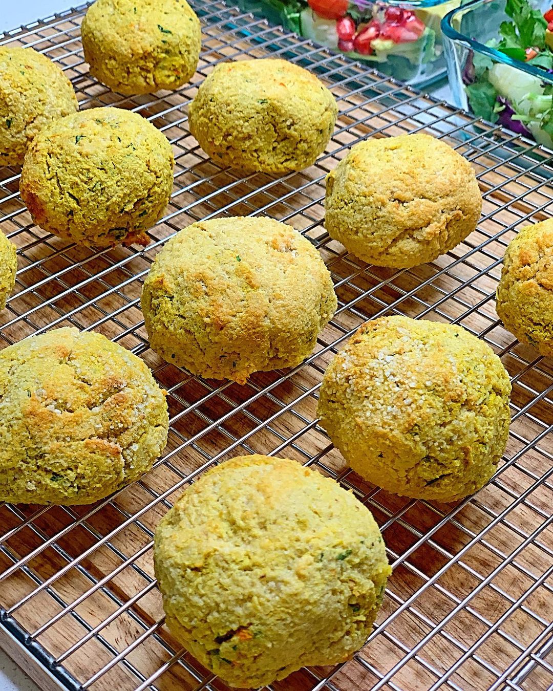 Crispy Savory Falafels with Gluten-Free Coating
