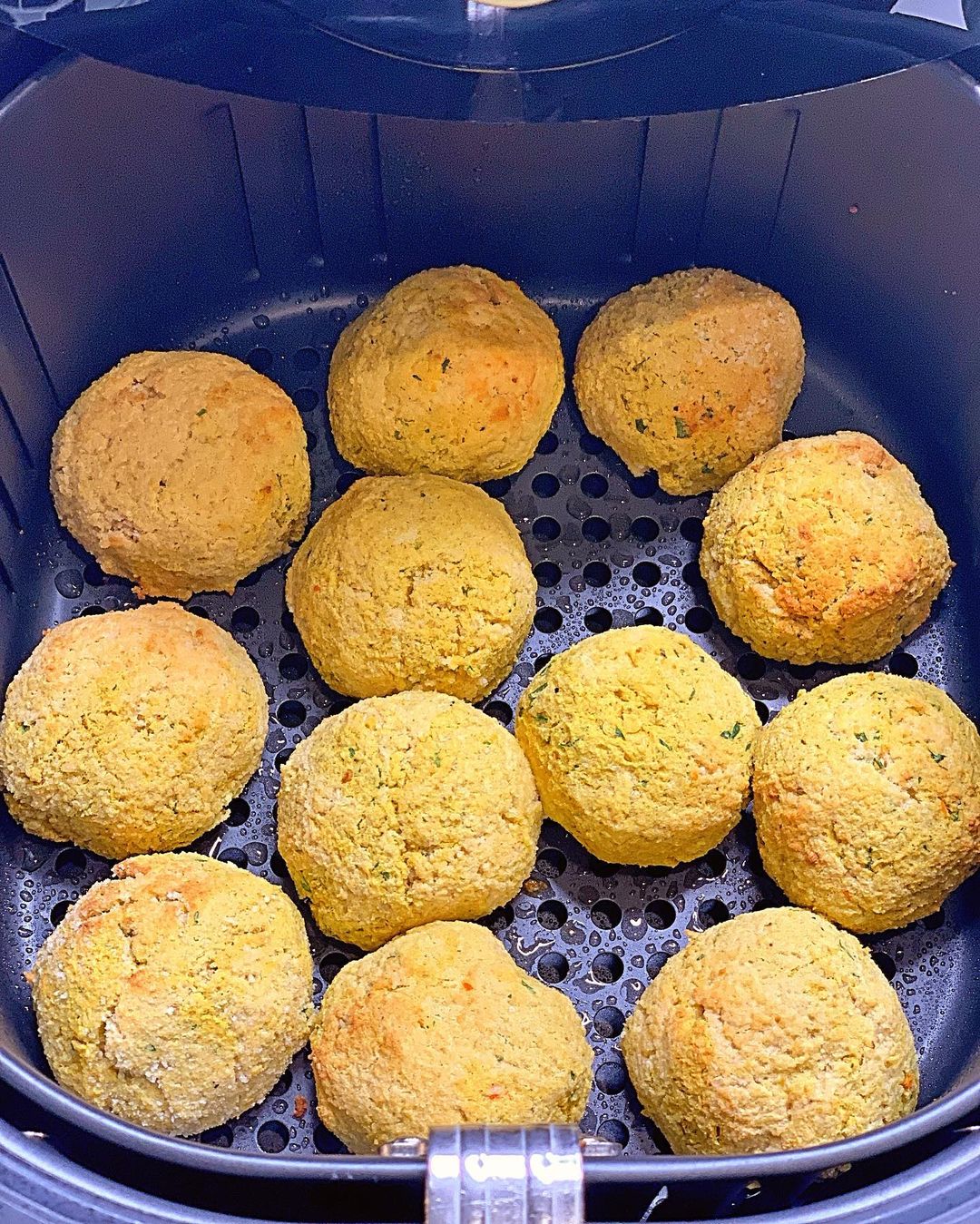 Crispy Savory Falafels with Gluten-Free Coating