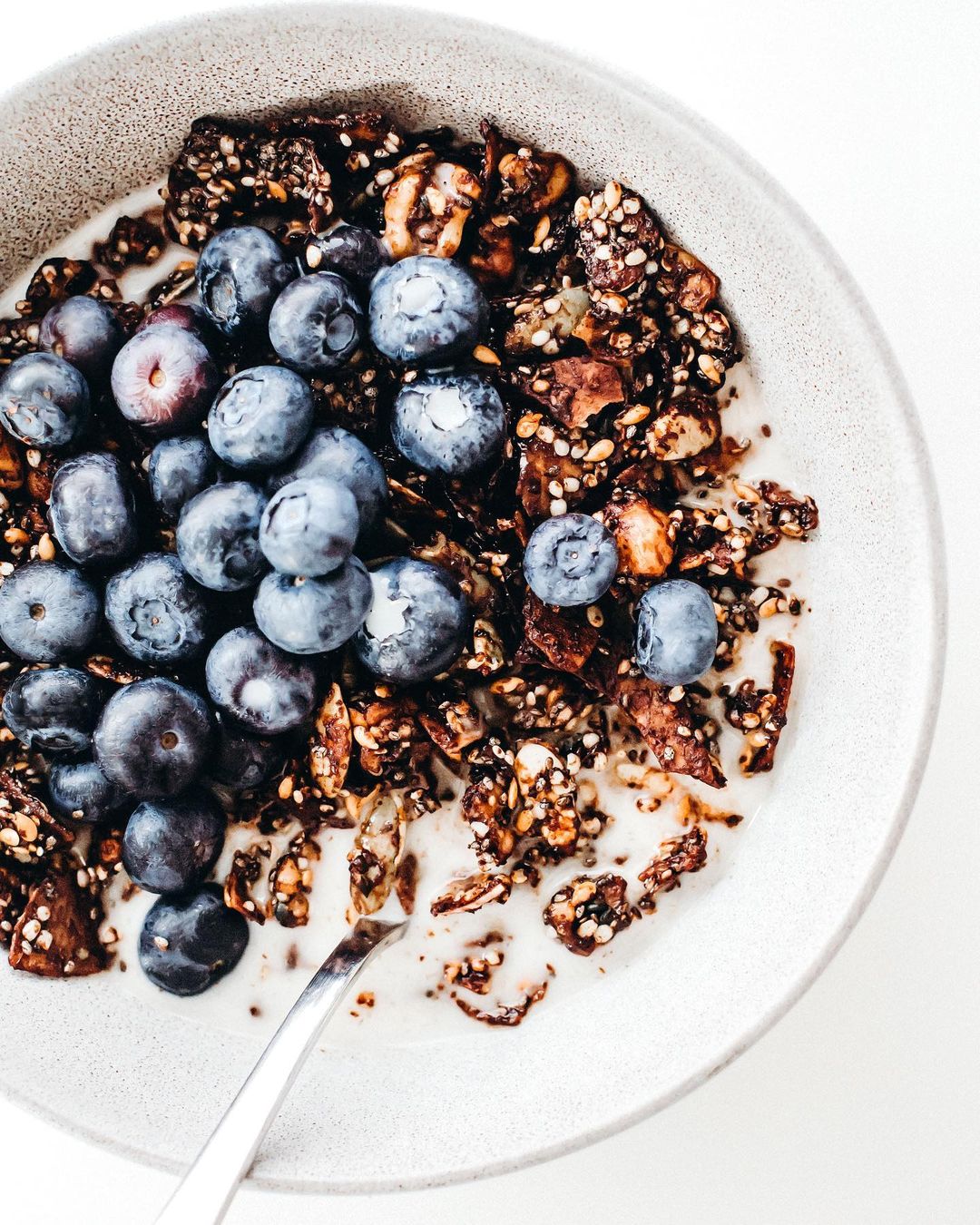 Homemade Grain-Free Chocolate Granola with Nuts