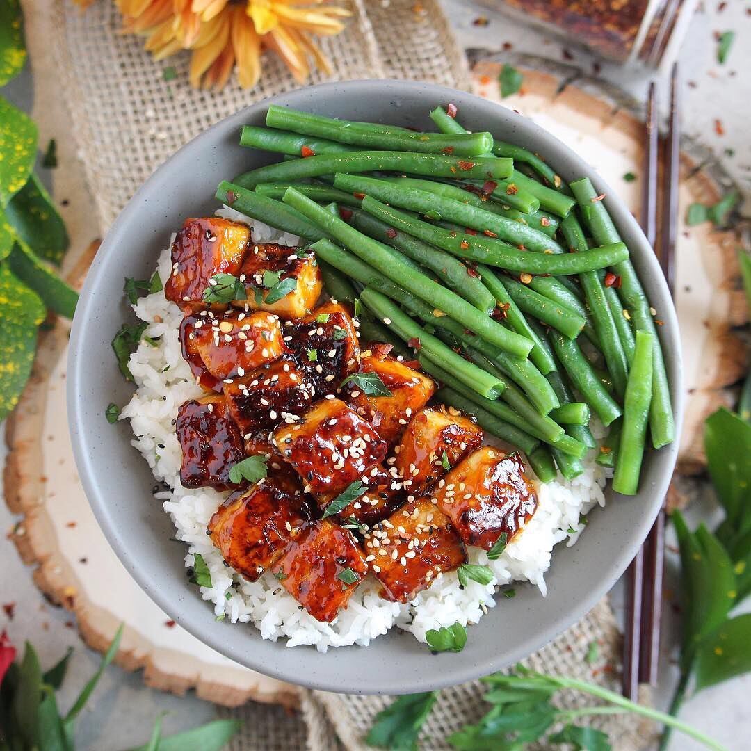 General Tso’s Tofu Stir Fry