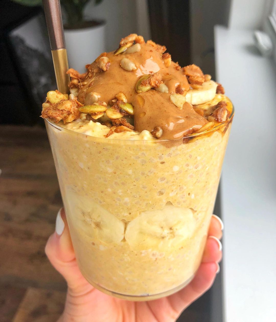 Pumpkin Pie Overnight Oats Breakfast