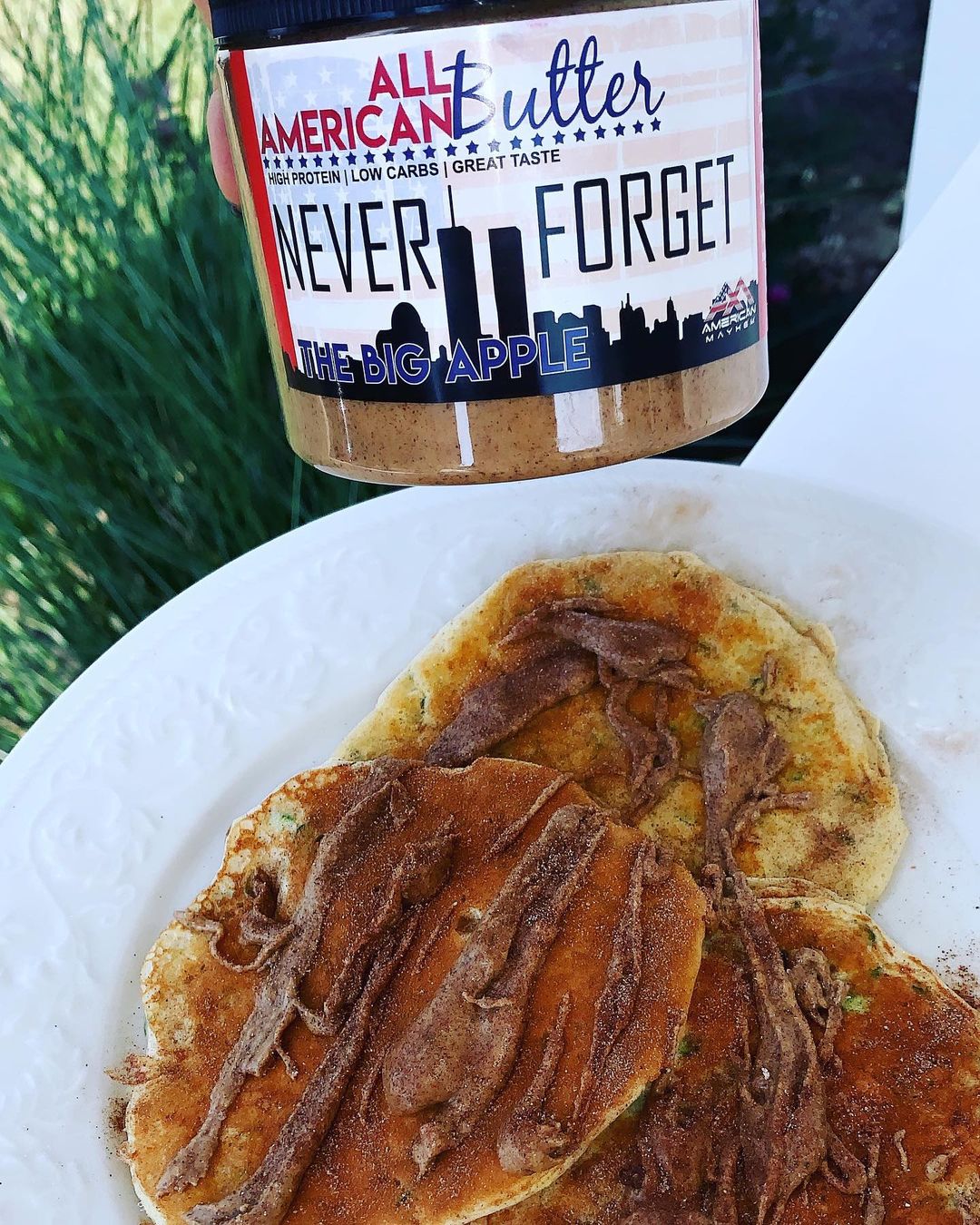 Zucchini Vanilla Protein Pancakes