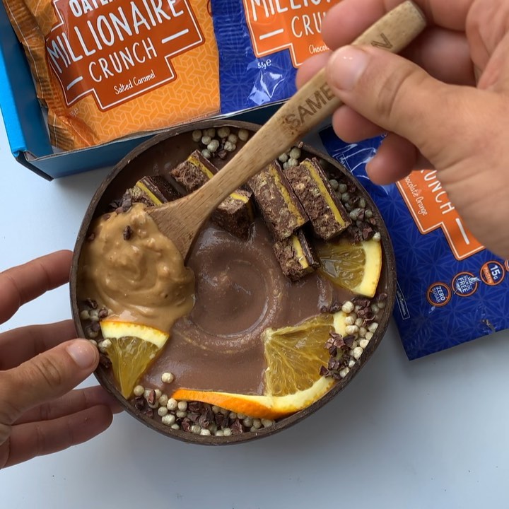Chocolate Orange Smoothie Bowl