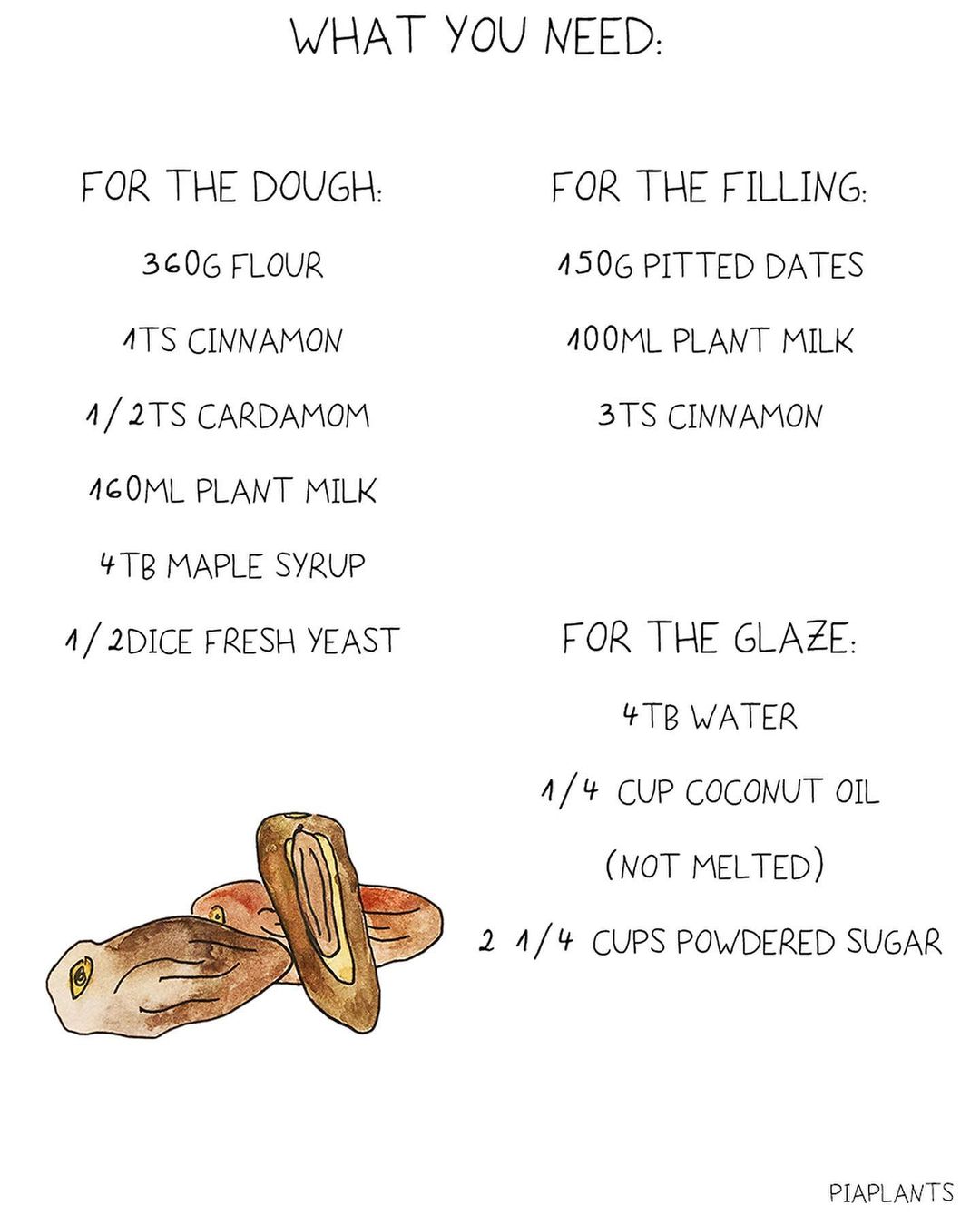 Vegan Cinnamon Rolls with Date Filling