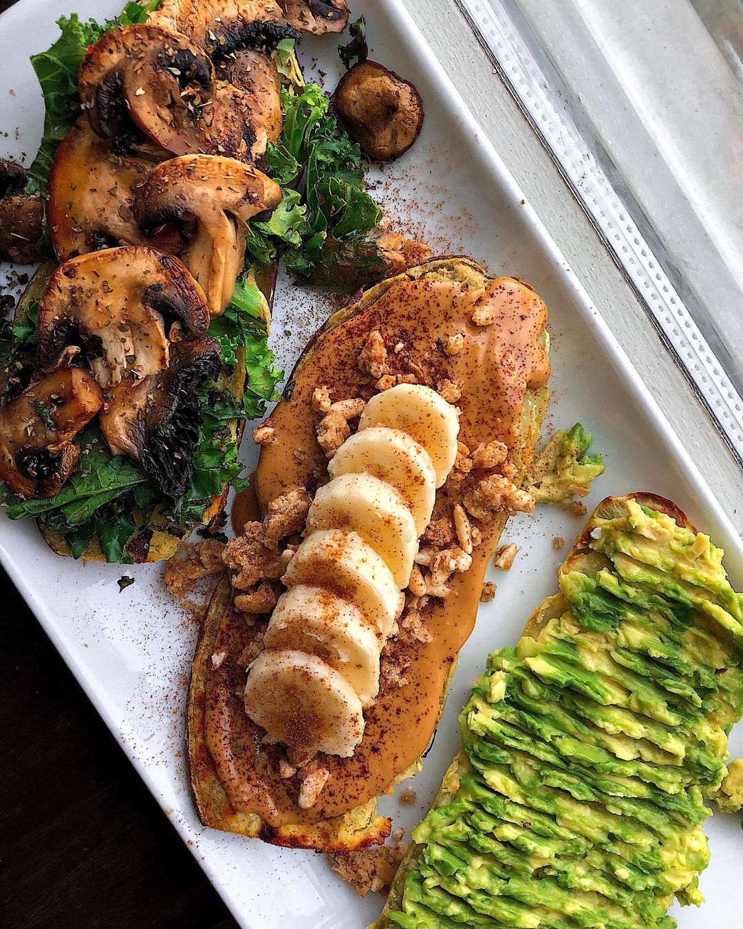 Sweet Potato Toast Three Ways
