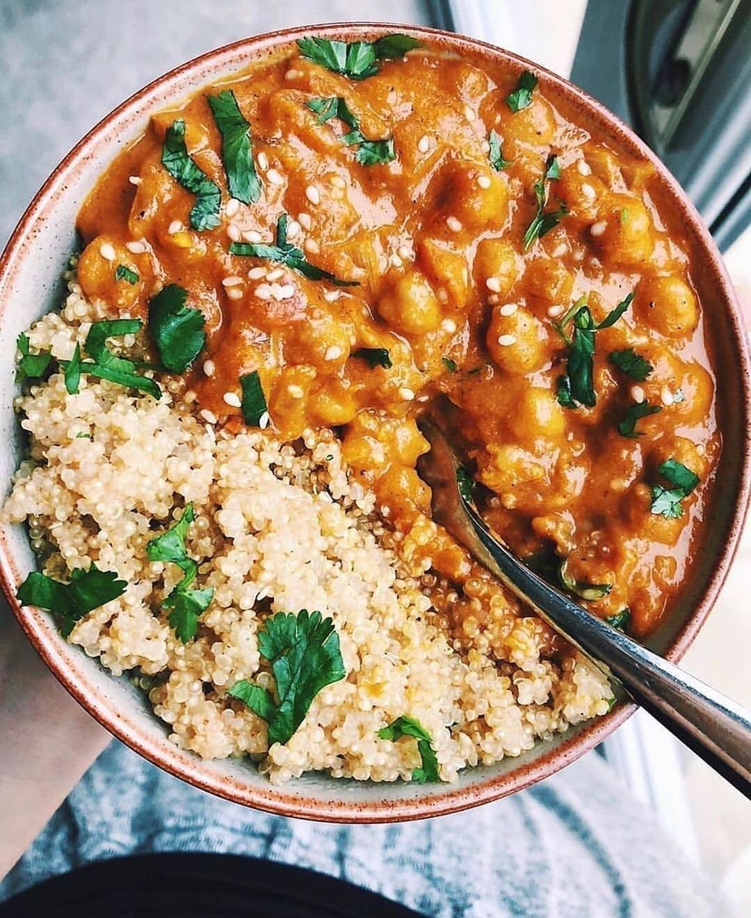 Easy Creamy Coconut Chickpeas