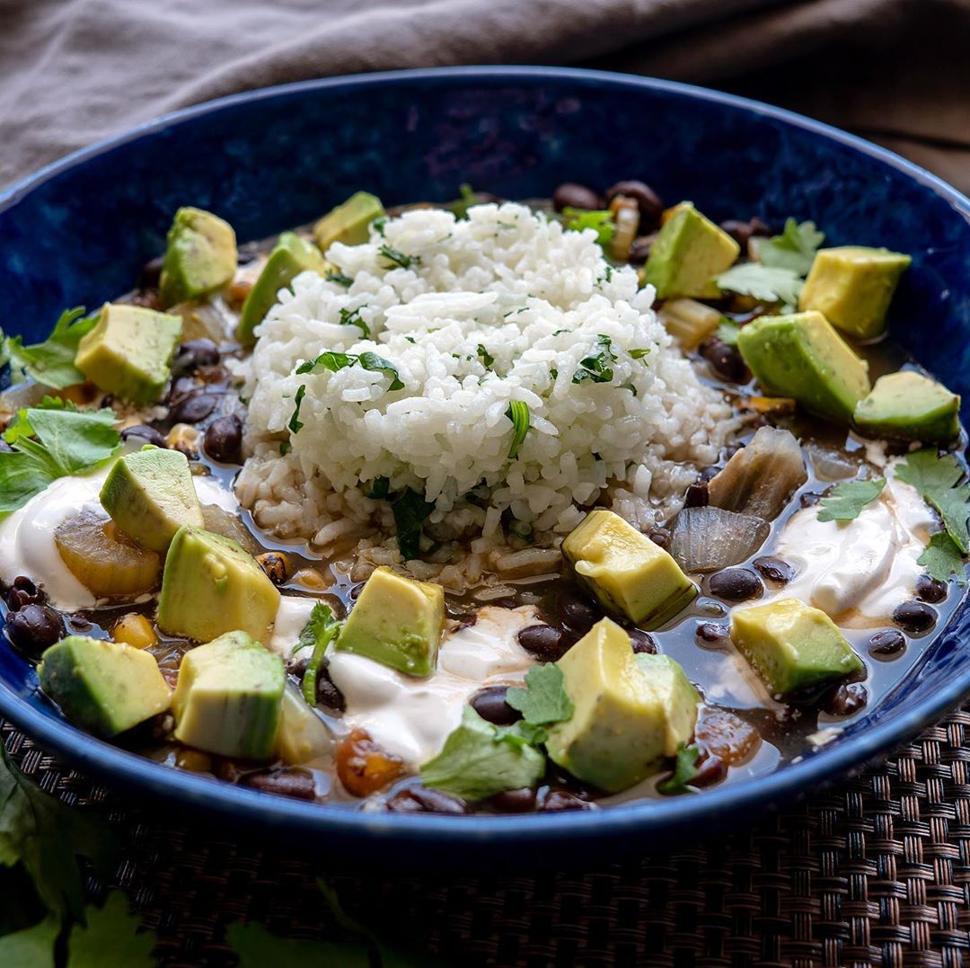 Black Bean and Roasted Corn Soup