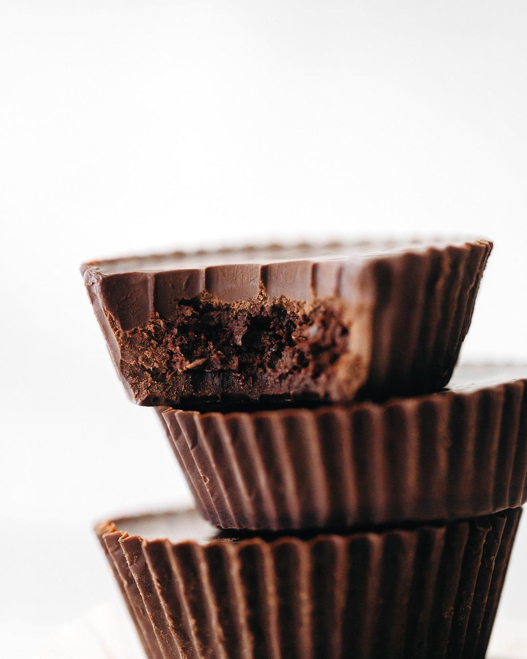 Chocolate Stuffed Brownie Batter Cups