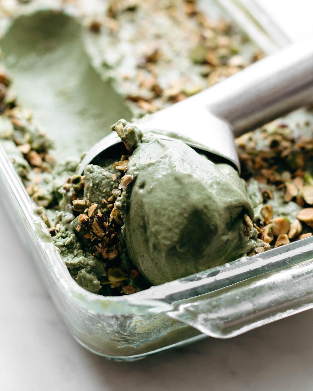 Vegan No-Churn Pistachio Ice Cream