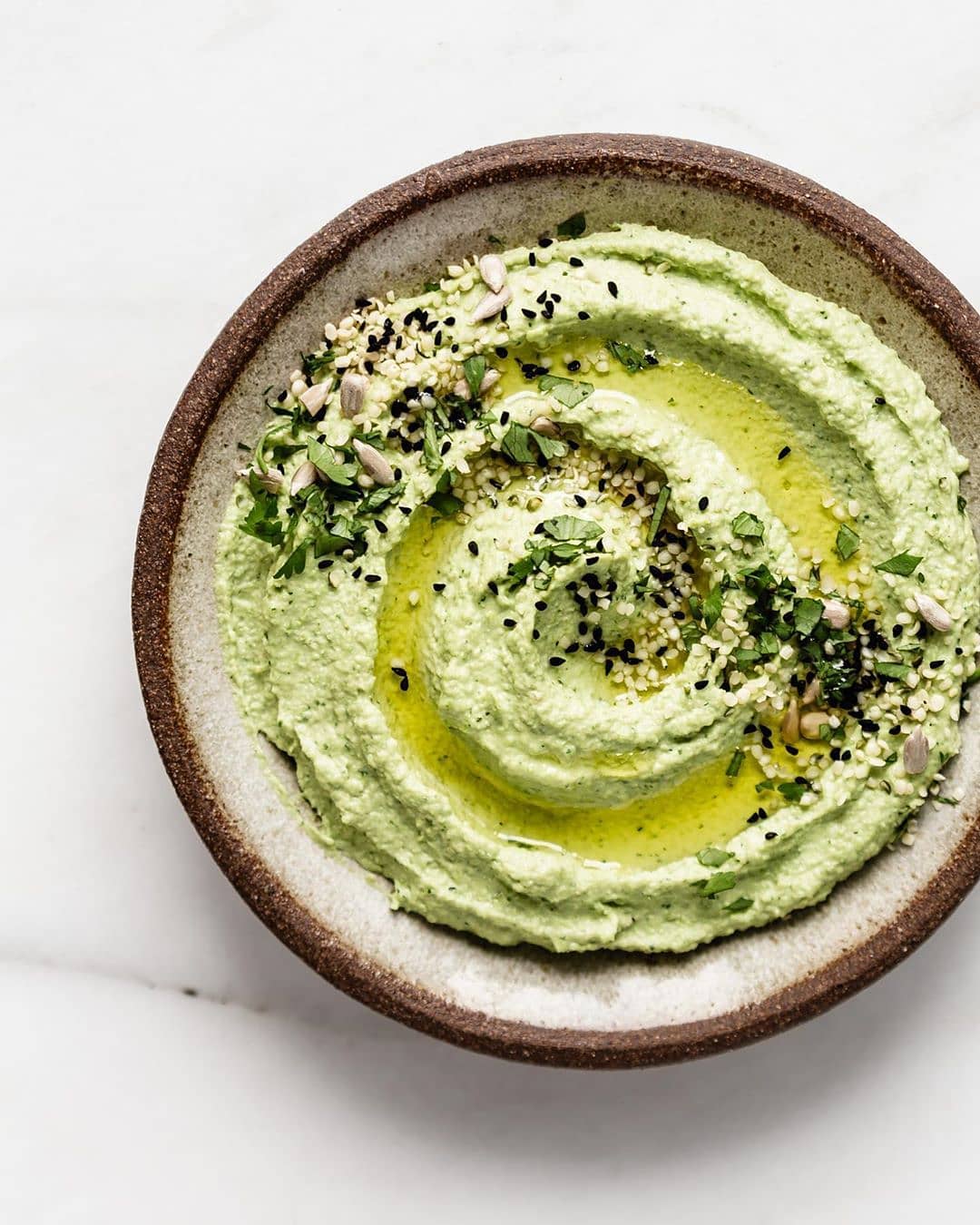 Delicious Edamame Hummus with Lemon and Garlic