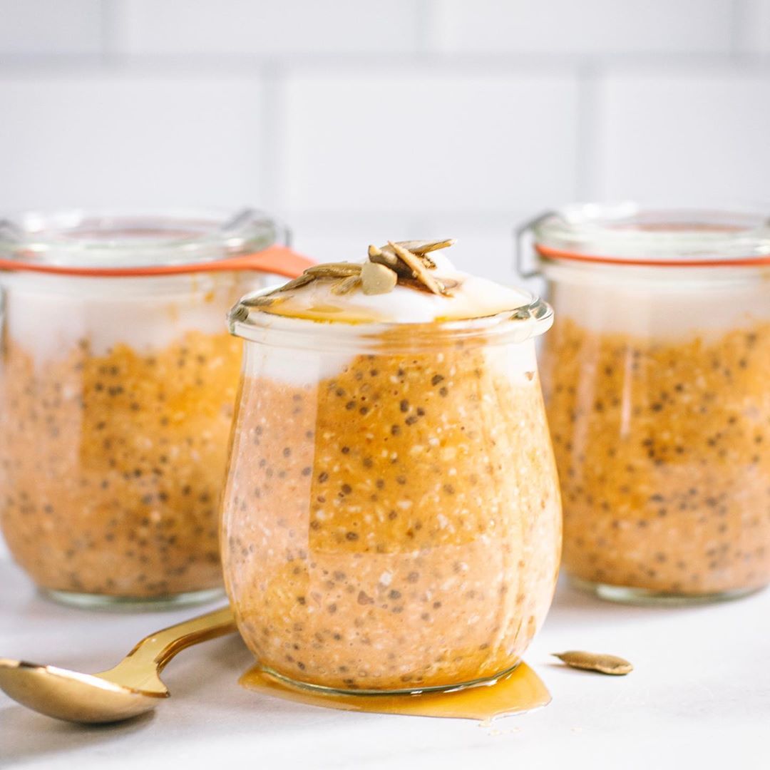 Simple Pumpkin Pie Overnight Oats