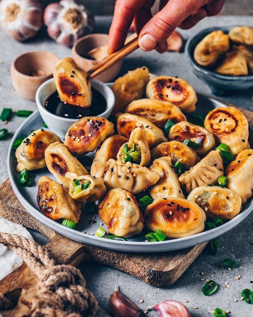 Homemade Crispy Vegetable Dumplings