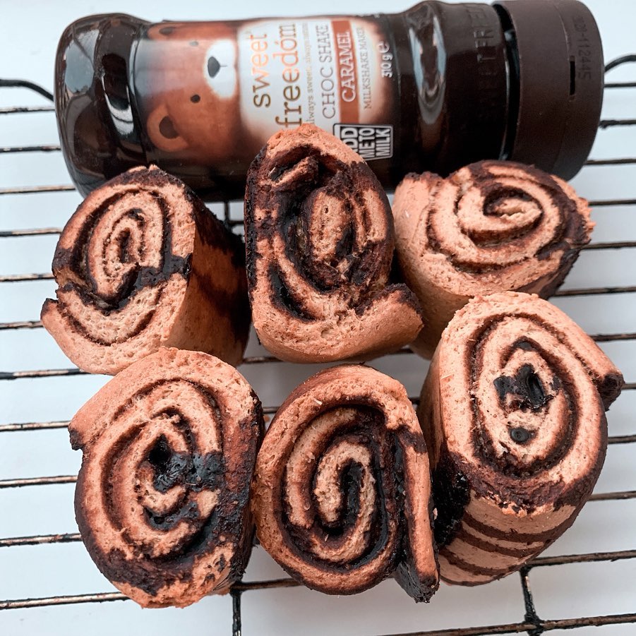 Homemade Chocolate Caramel Swirls