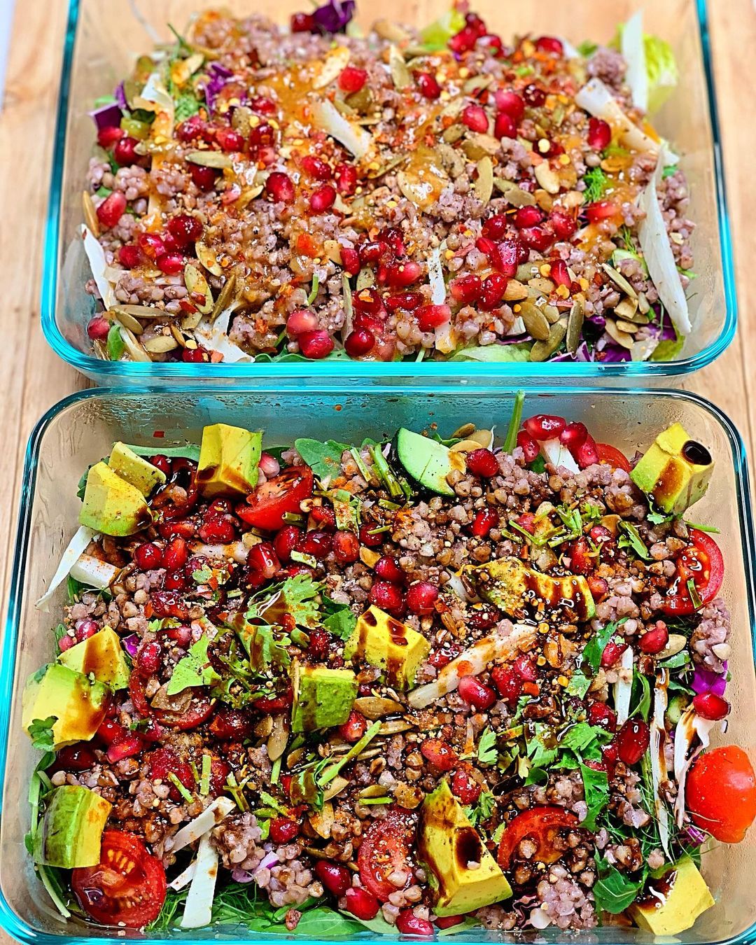 Pomegranate Buckwheat Groats Salad