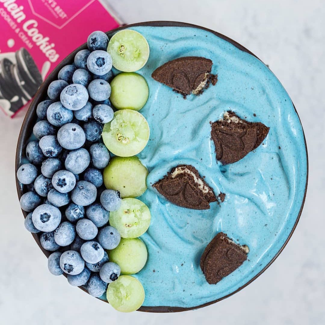 Yummy Banana Nice Cream with Spirulina