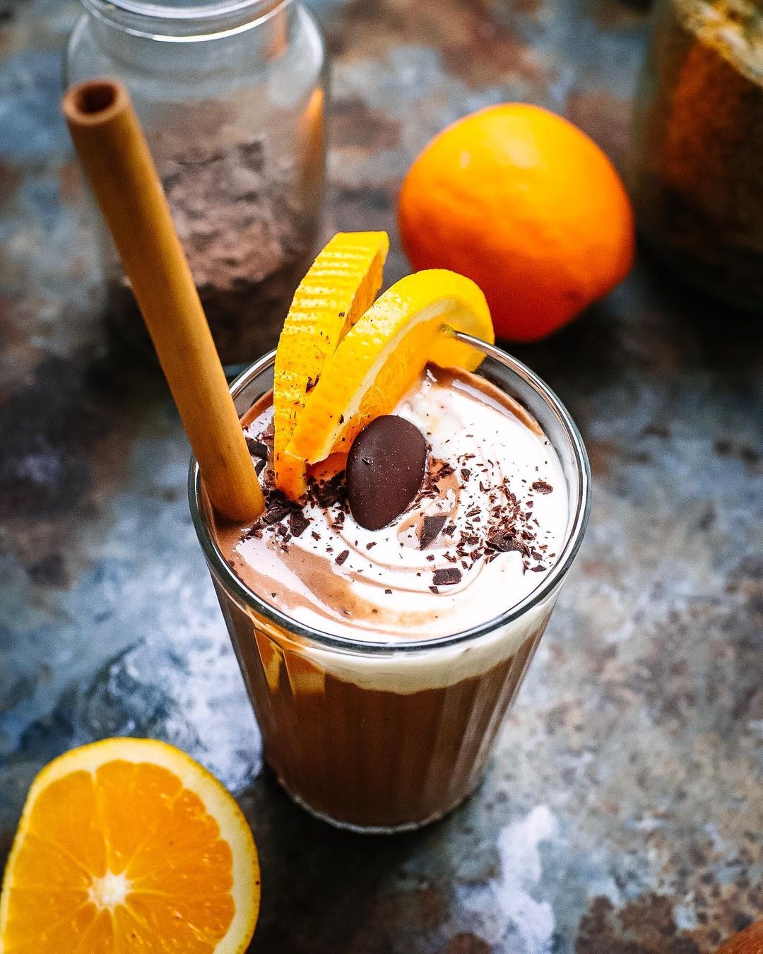 Tahini and Chocolate Orange Smoothie