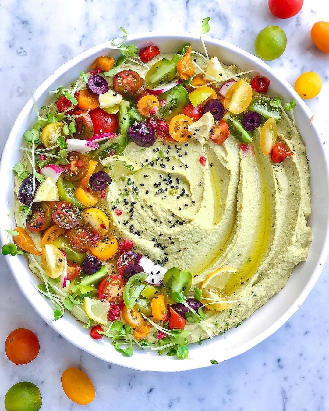 Check Out This Creamy Cilantro Cumin Hummus