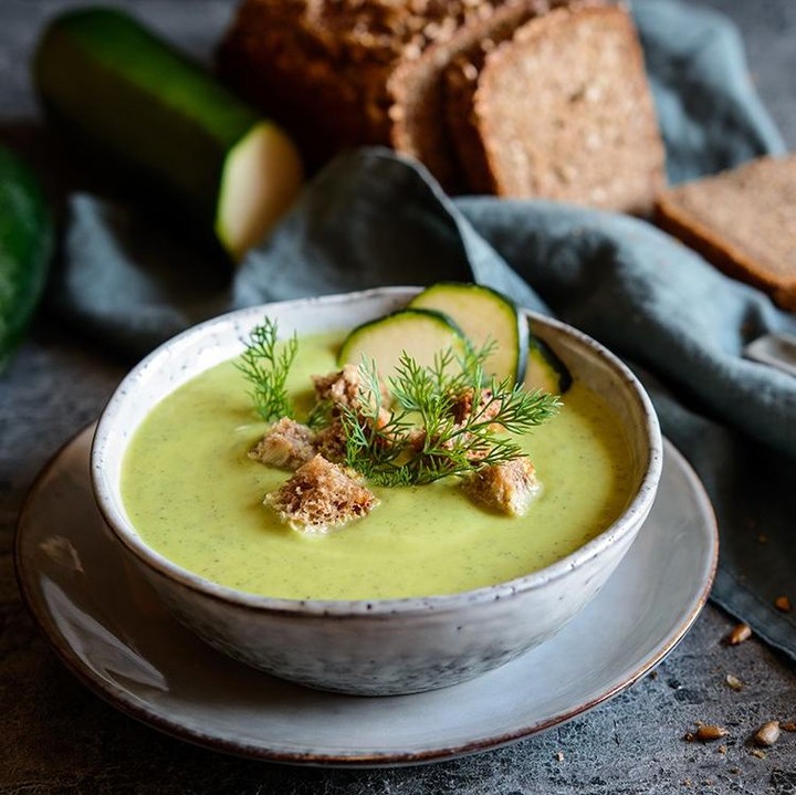 Creamy Vegan Zucchini Soup