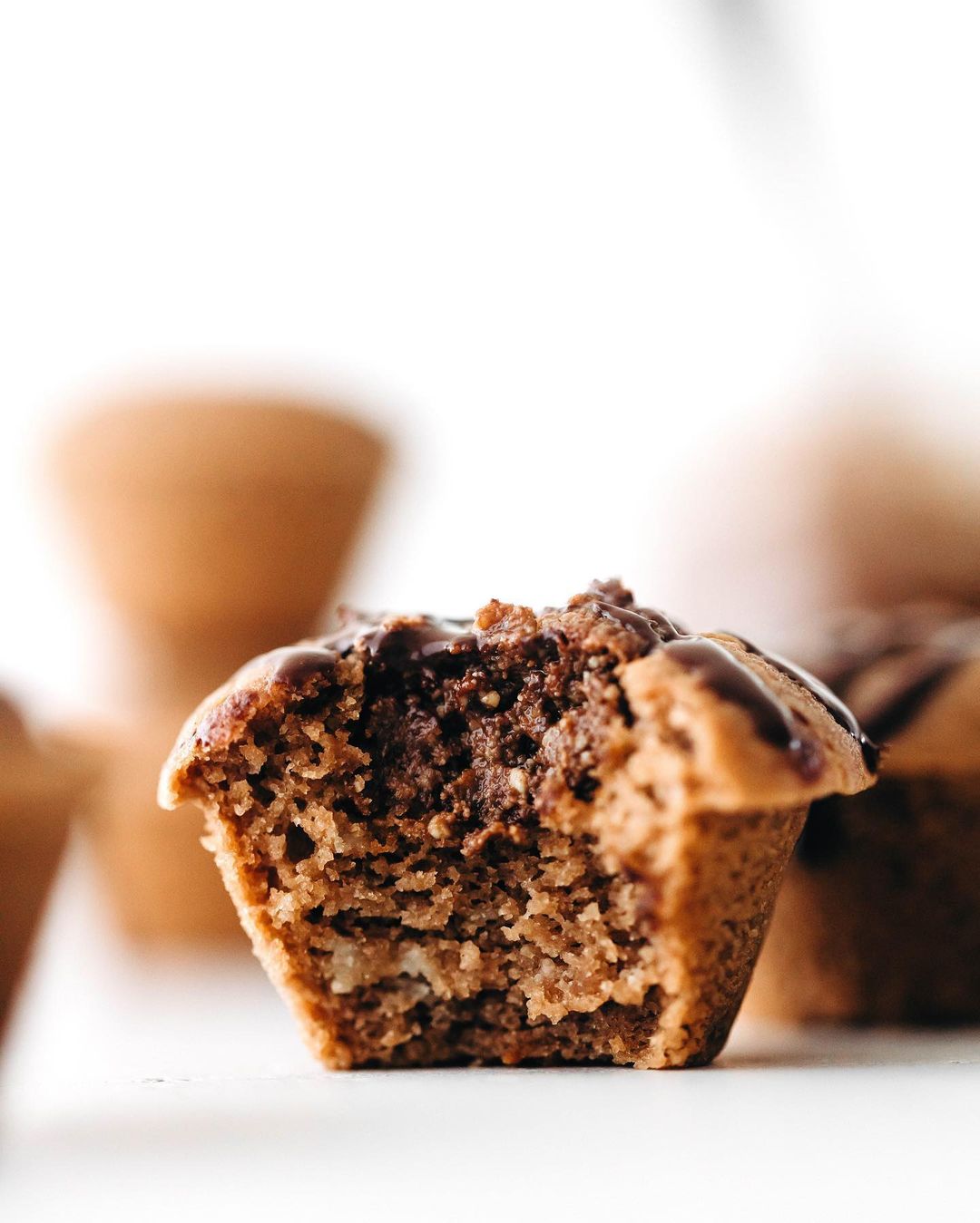 Chocolate Hazelnut Pancake Poppers with Granola Butter
