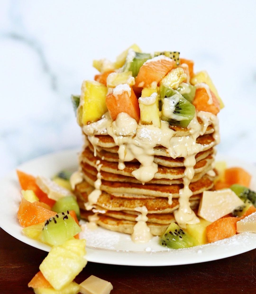 Stack of Vegan Pancakes