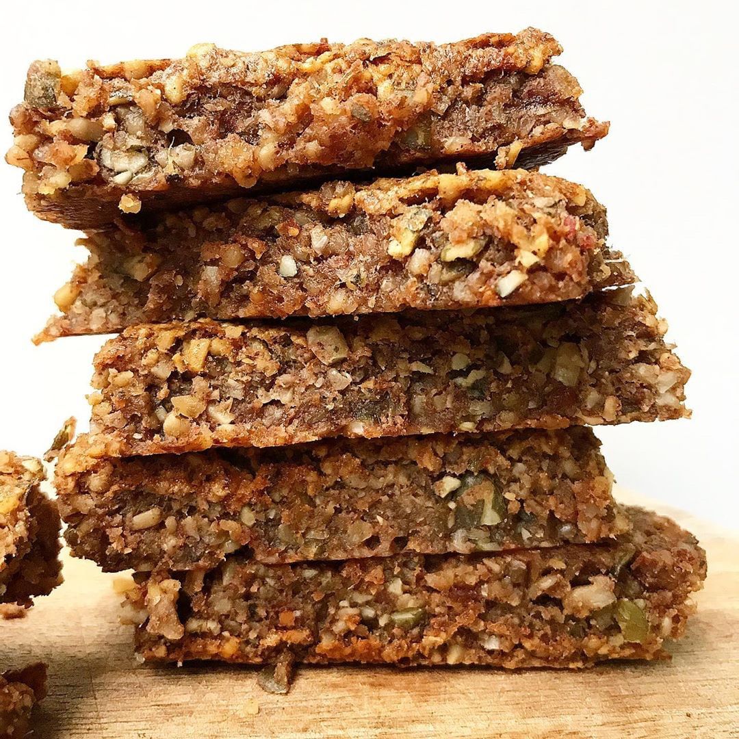 Pecan Banana and Date Bars