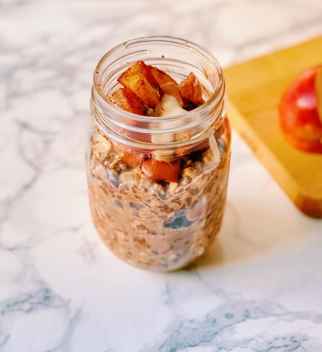 Cinnamon Apple Overnight Oats