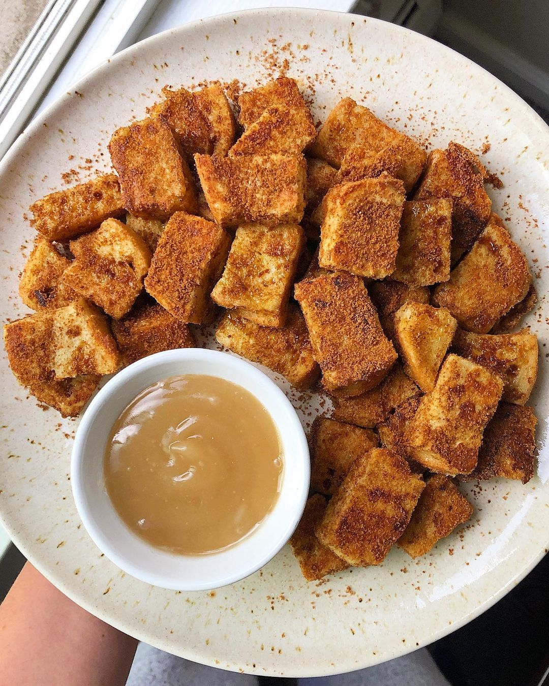 Sourdough French Toast Bites with Maple Butter