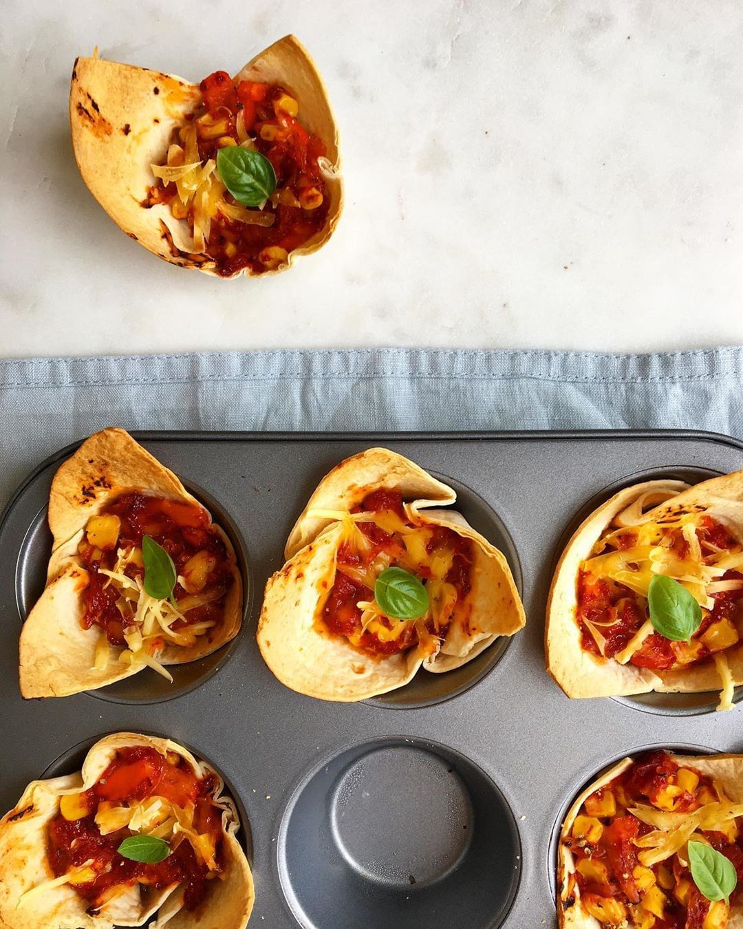 Quick Vegan Muffin Tin Pizza Bites