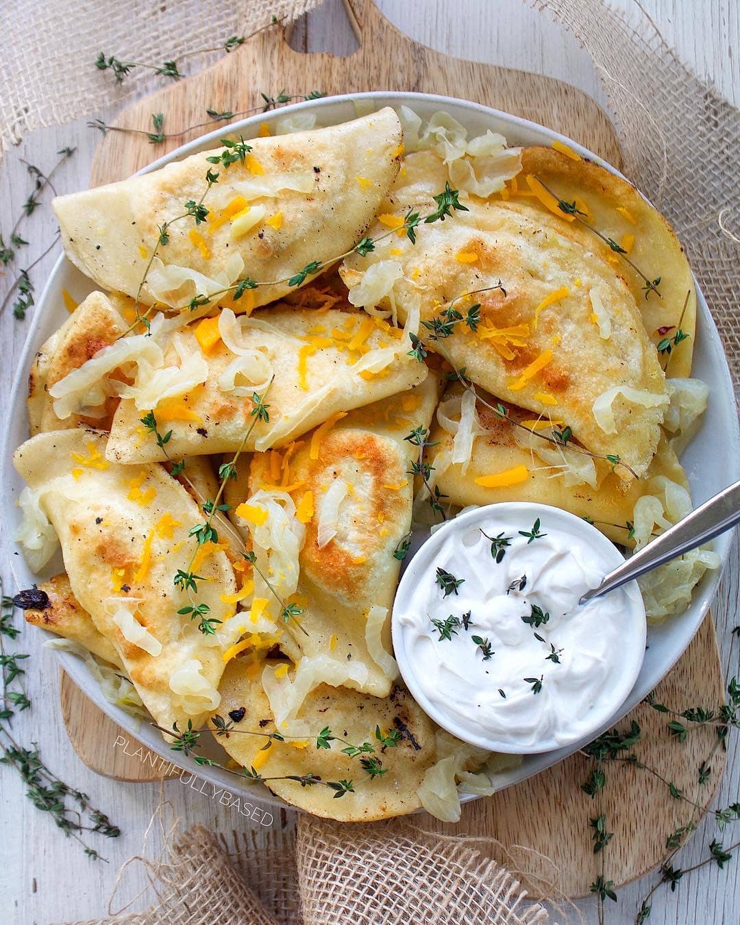 Delicious Vegan Pierogi