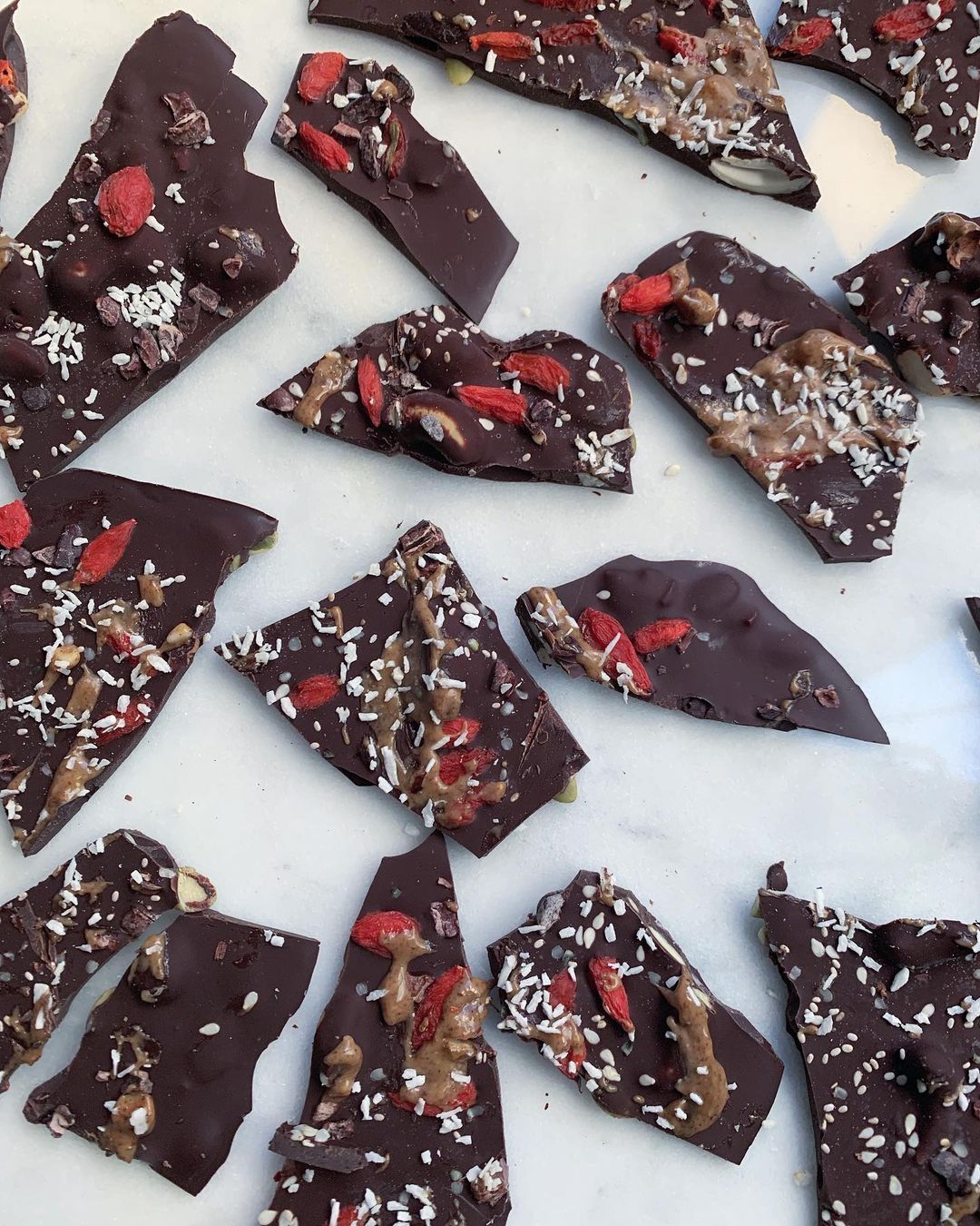 Superfood Dark Chocolate Bark