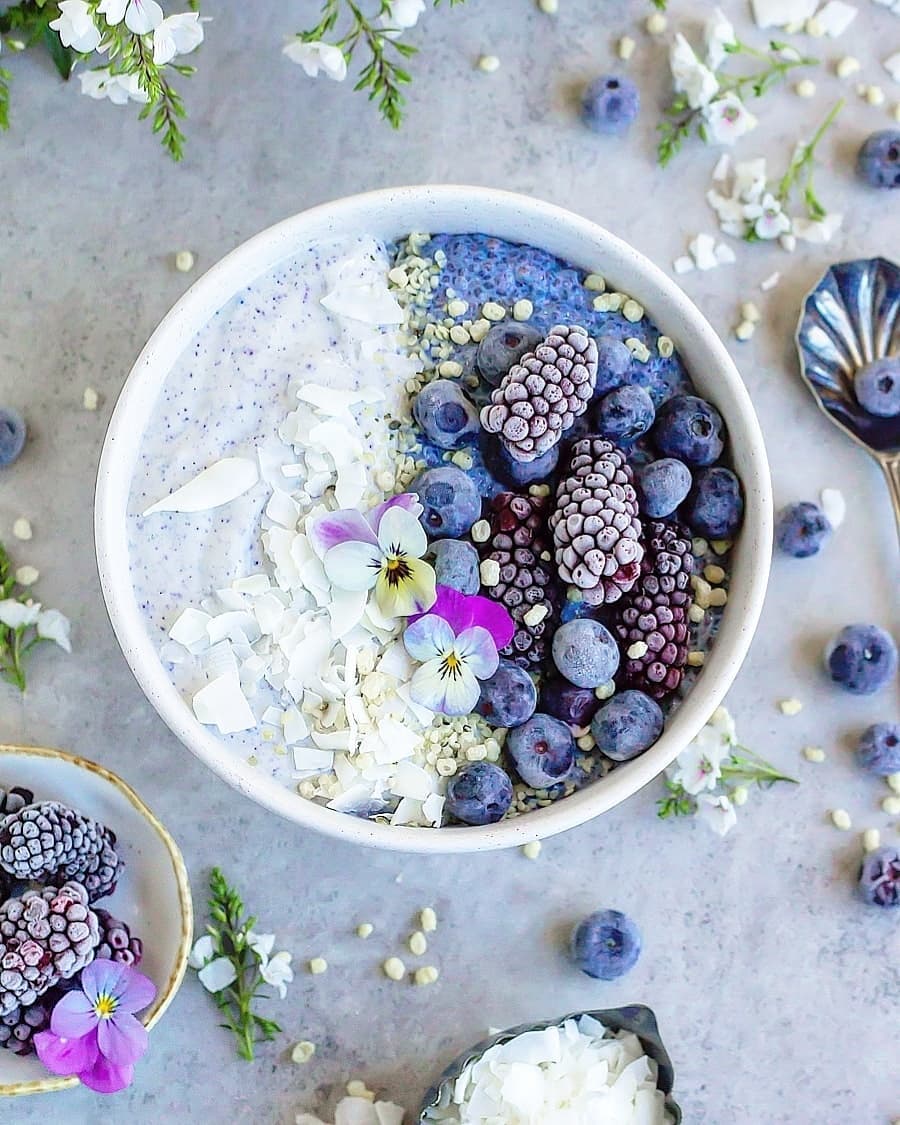 Chia Seed Pudding with Fruits and Nuts
