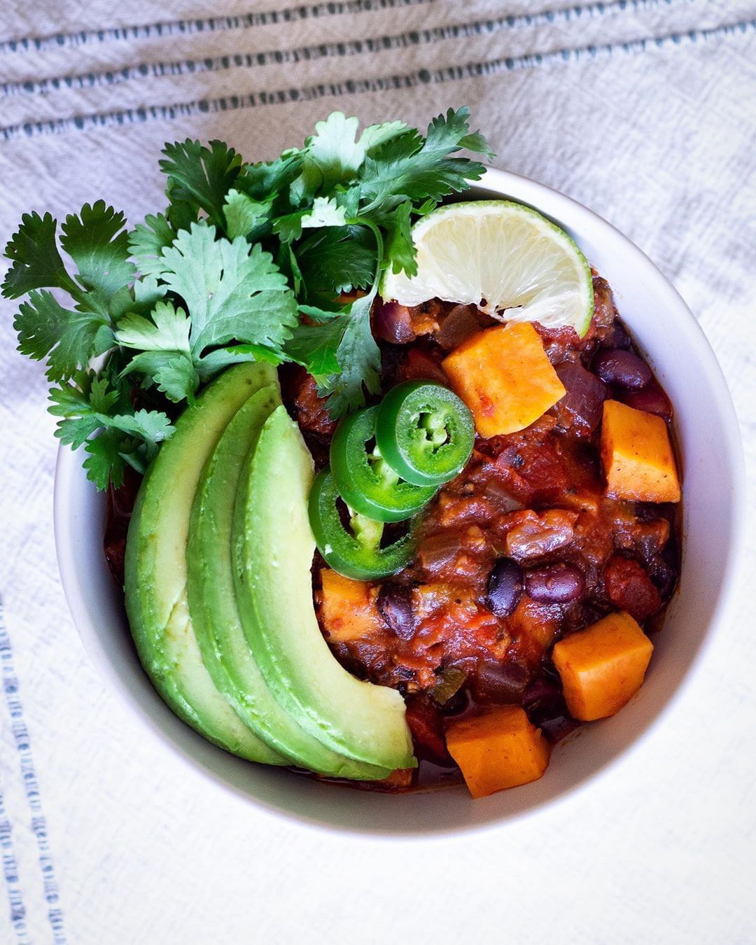 Sweet Potato and Black Bean Chili