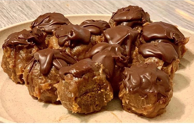 Gluten-Free Sweet Potato Caramel Cake Truffles