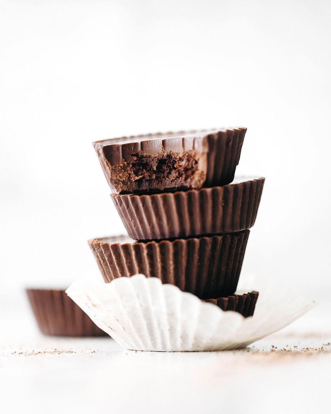 Brownie Batter Chocolate Cups