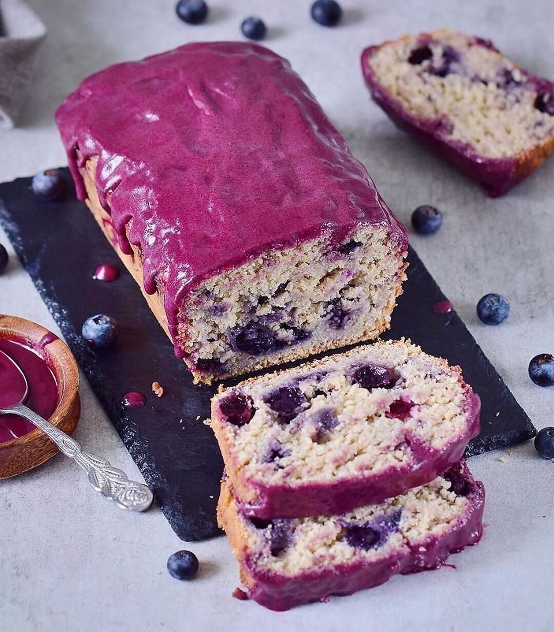 Vegan Blueberry Banana Bread