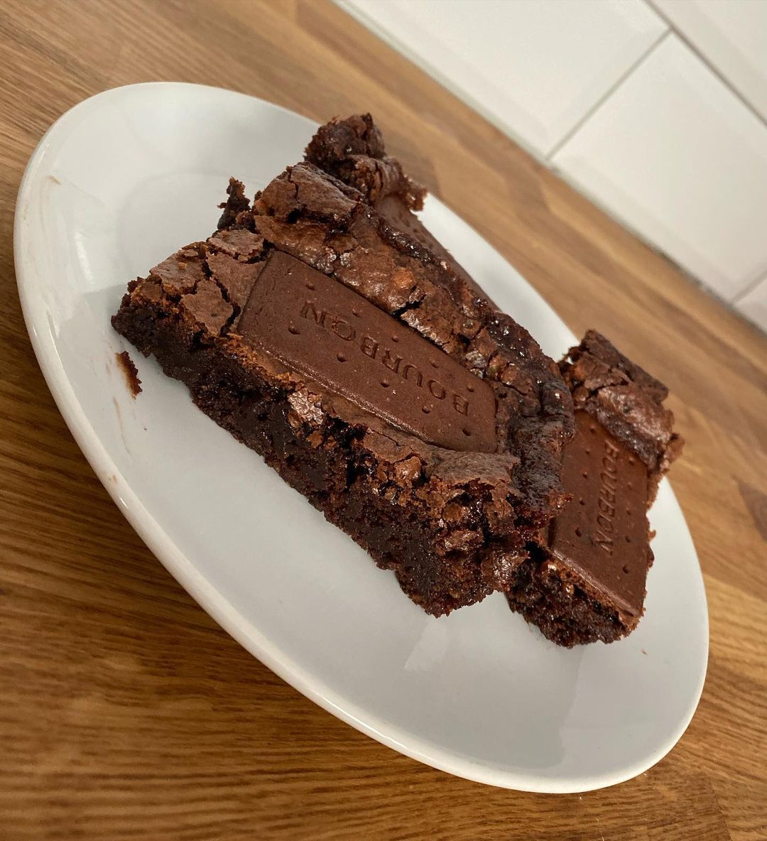 Fudgy Vegan Brownies with Optional Biscuit Topping