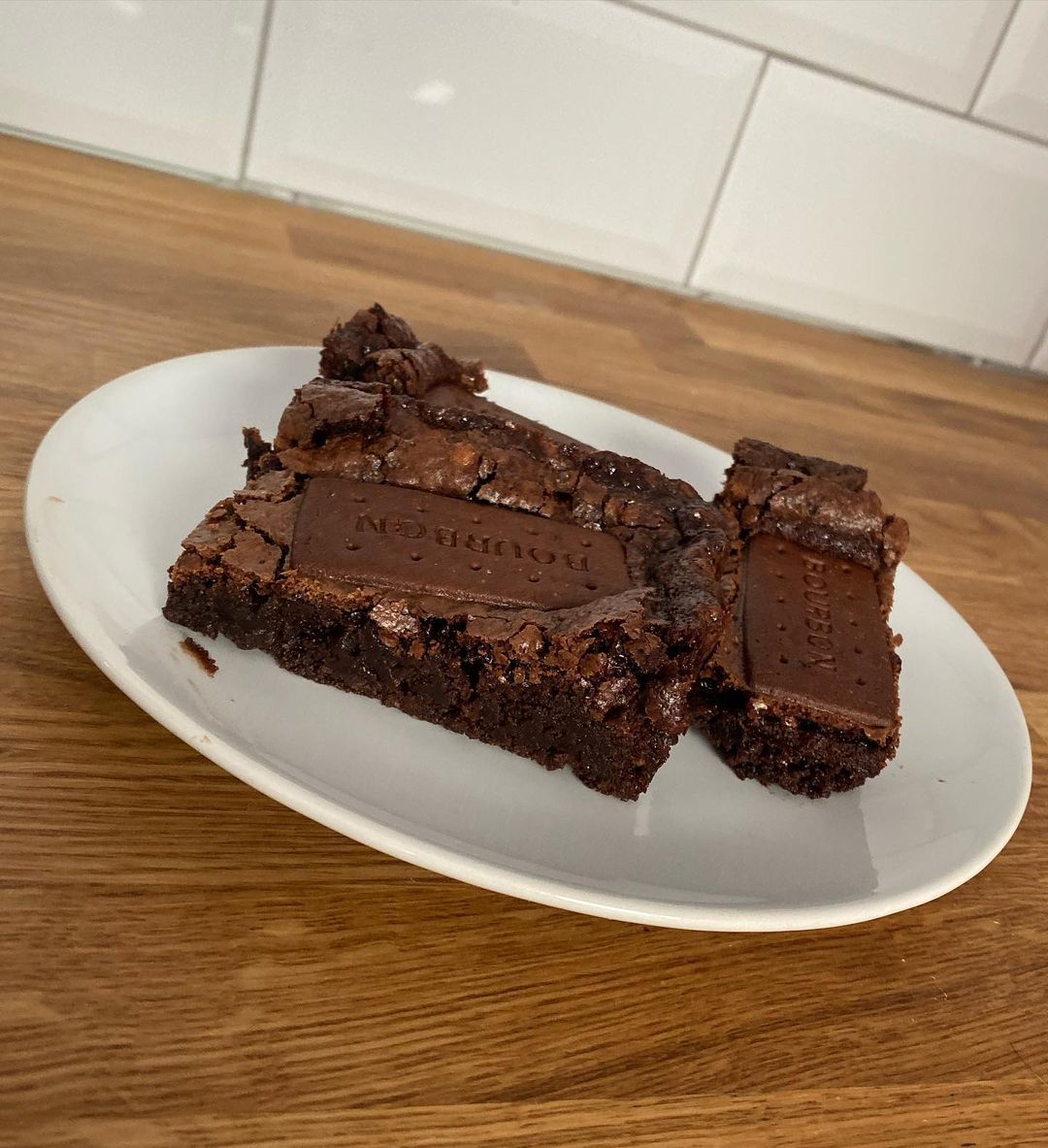 Fudgy Vegan Brownies with Optional Biscuit Topping